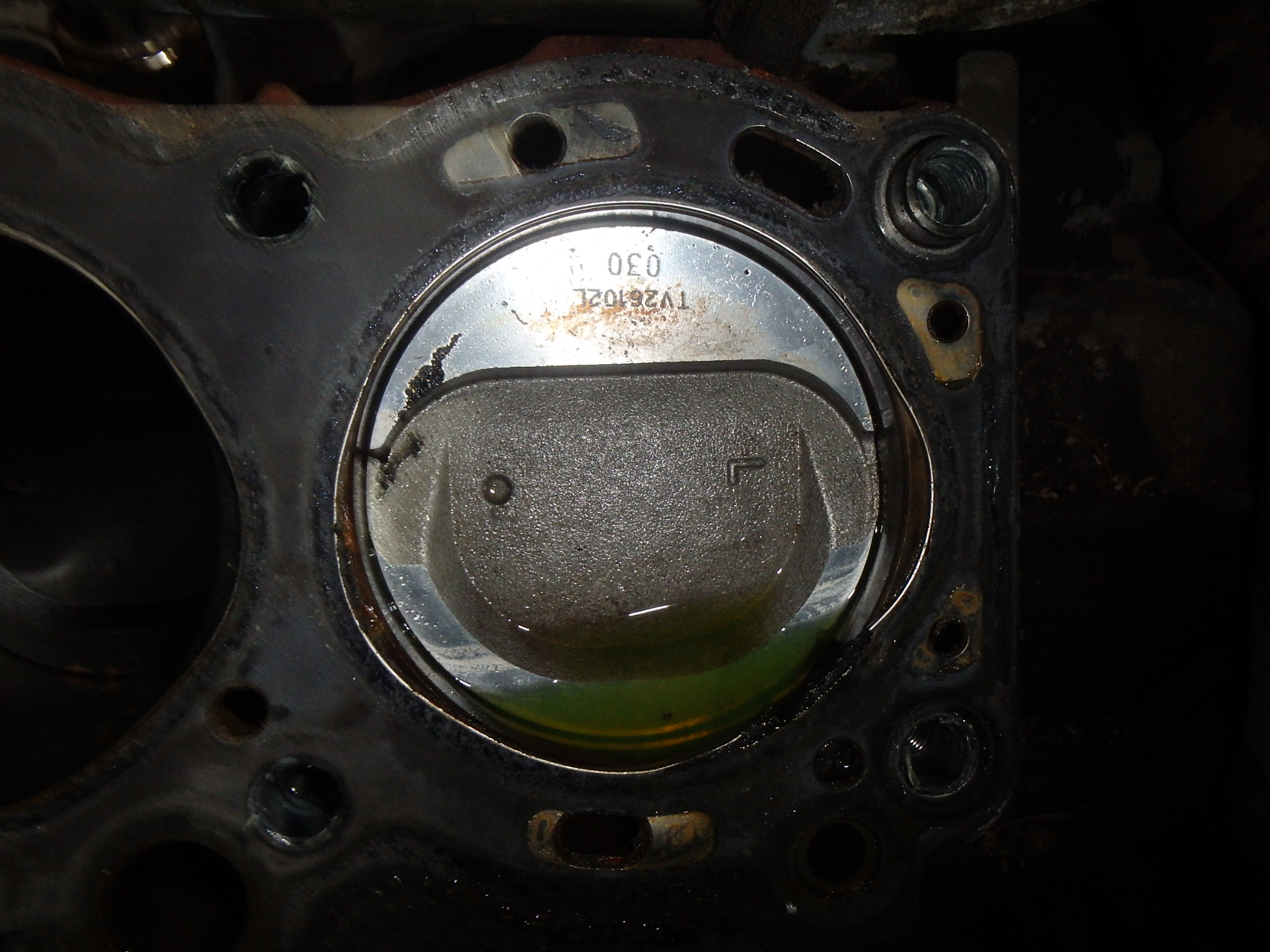 Cylinder Six steam-cleaned